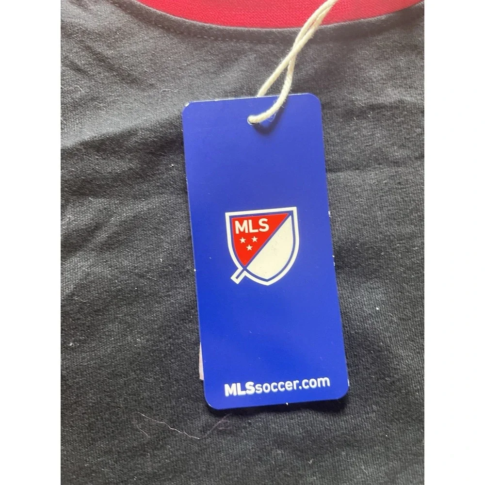 NEW Los Angeles Galaxy T-shirt MLS Soccer Black Logo Men's Small New With Tags